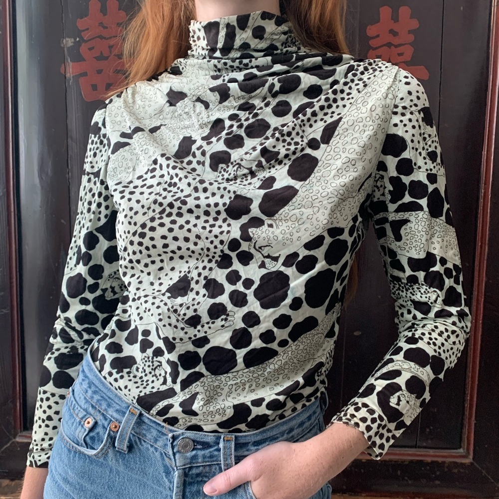 Vintage Leopard print top